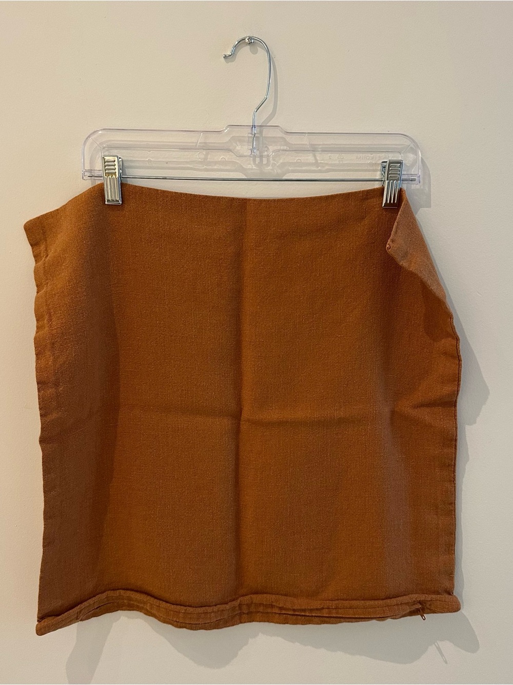 CB2 Copper Linen Throw Pillowcase - Qty 2 - Picture 4 of 5